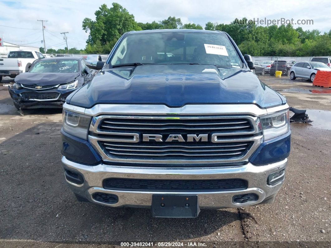 2022 Ram 1500 Laramie  4x4 5'7 Box Blue vin: 1C6SRFJTXNN352269