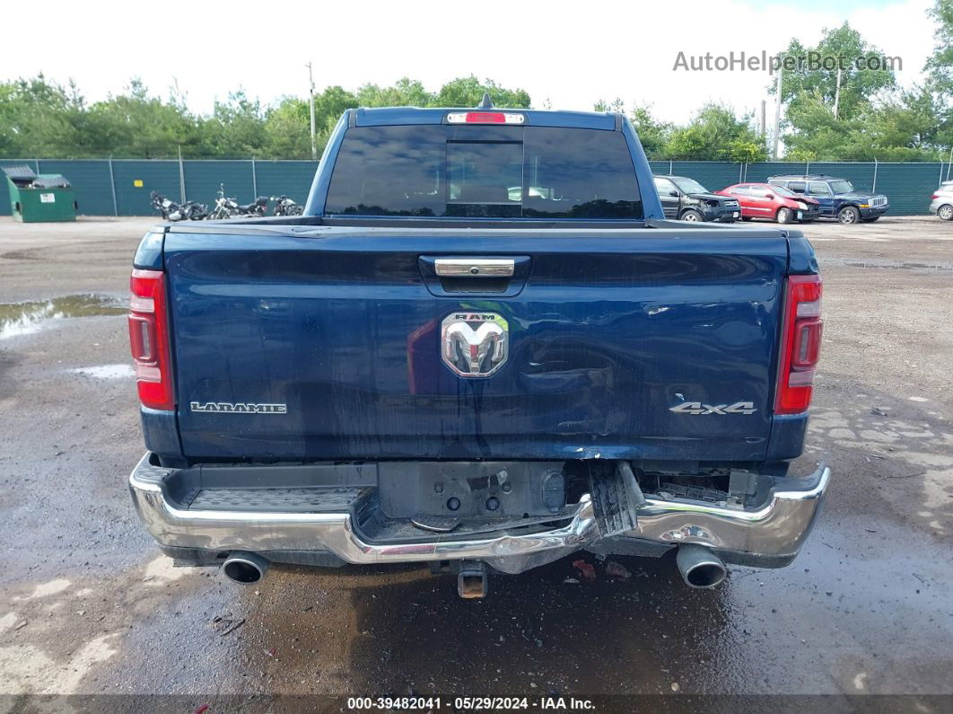 2022 Ram 1500 Laramie  4x4 5'7 Box Blue vin: 1C6SRFJTXNN352269