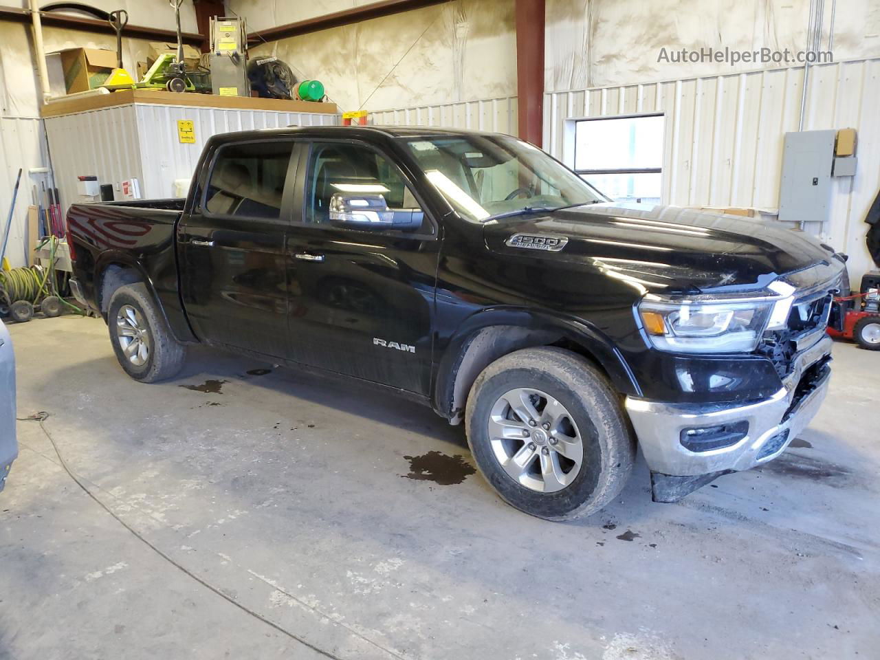 2022 Ram 1500 Laramie Black vin: 1C6SRFJTXNN479152