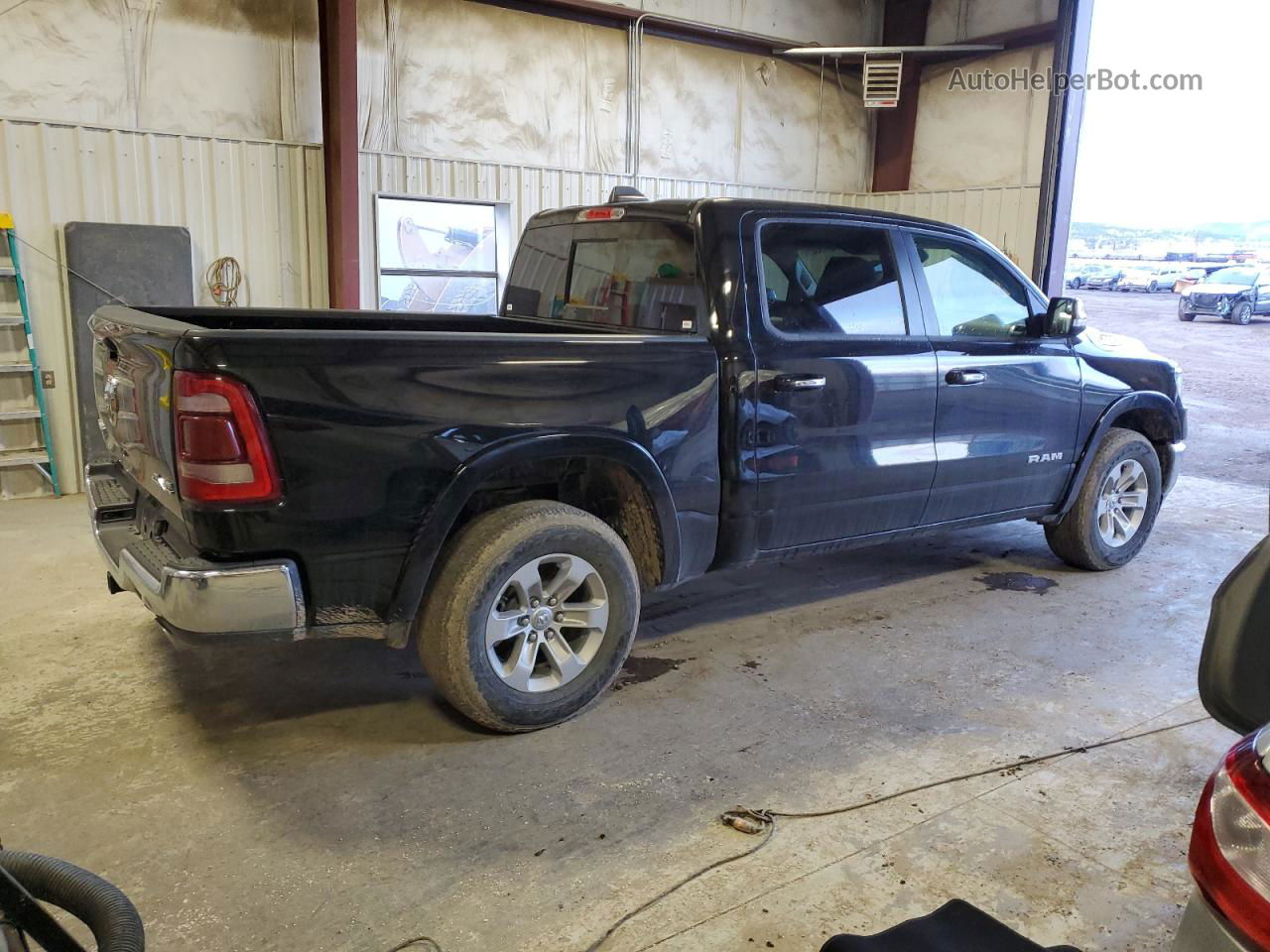 2022 Ram 1500 Laramie Black vin: 1C6SRFJTXNN479152