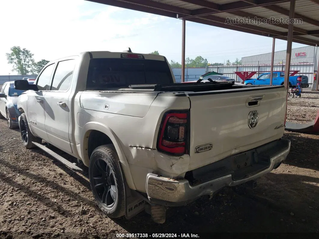 2019 Ram 1500 Laramie Longhorn White vin: 1C6SRFKT2KN753048