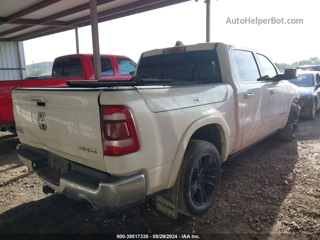 2019 Ram 1500 Laramie Longhorn White vin: 1C6SRFKT2KN753048