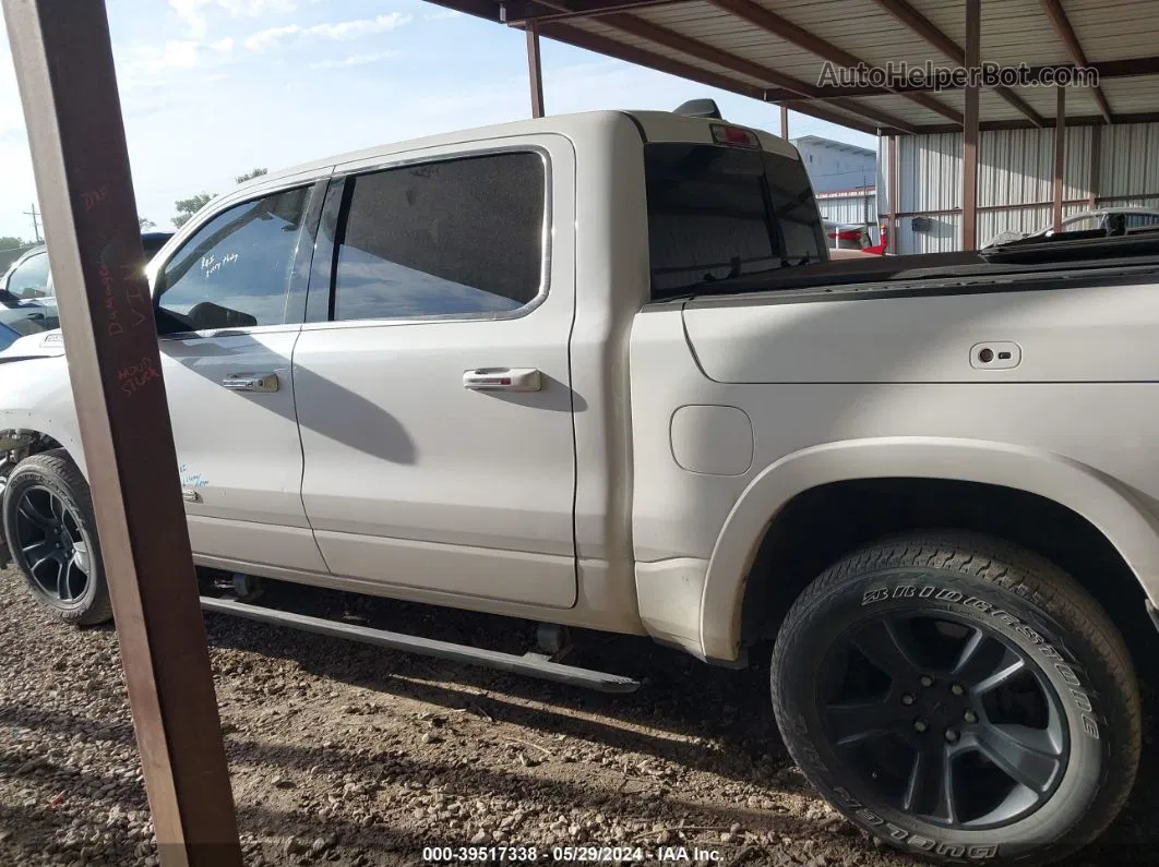 2019 Ram 1500 Laramie Longhorn White vin: 1C6SRFKT2KN753048