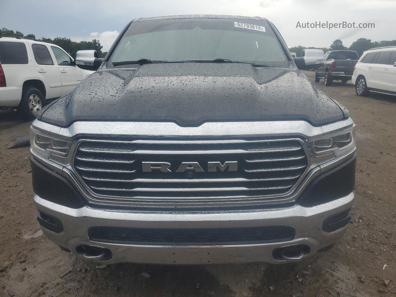 2019 Ram 1500 Longhorn Черный vin: 1C6SRFKT3KN510672