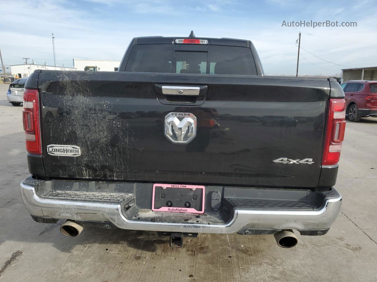 2019 Ram 1500 Longhorn Black vin: 1C6SRFKT3KN659079