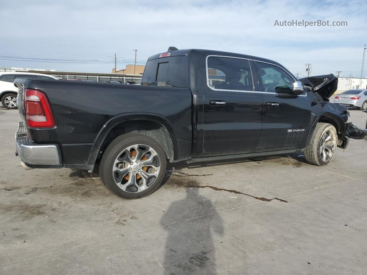 2019 Ram 1500 Longhorn Black vin: 1C6SRFKT3KN659079