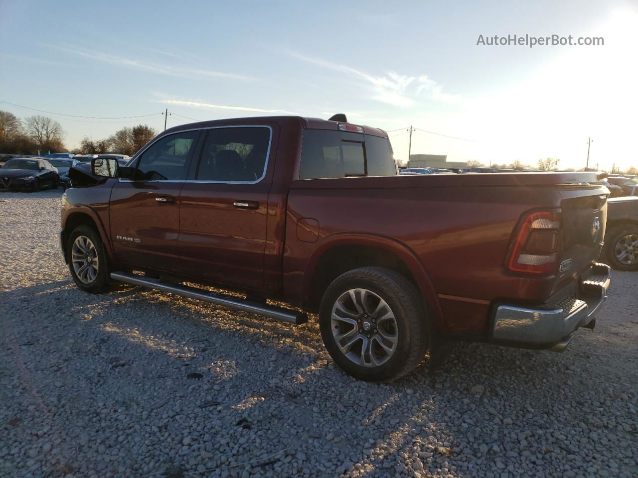 2019 Ram 1500 Longhorn Burgundy vin: 1C6SRFKT4KN659740