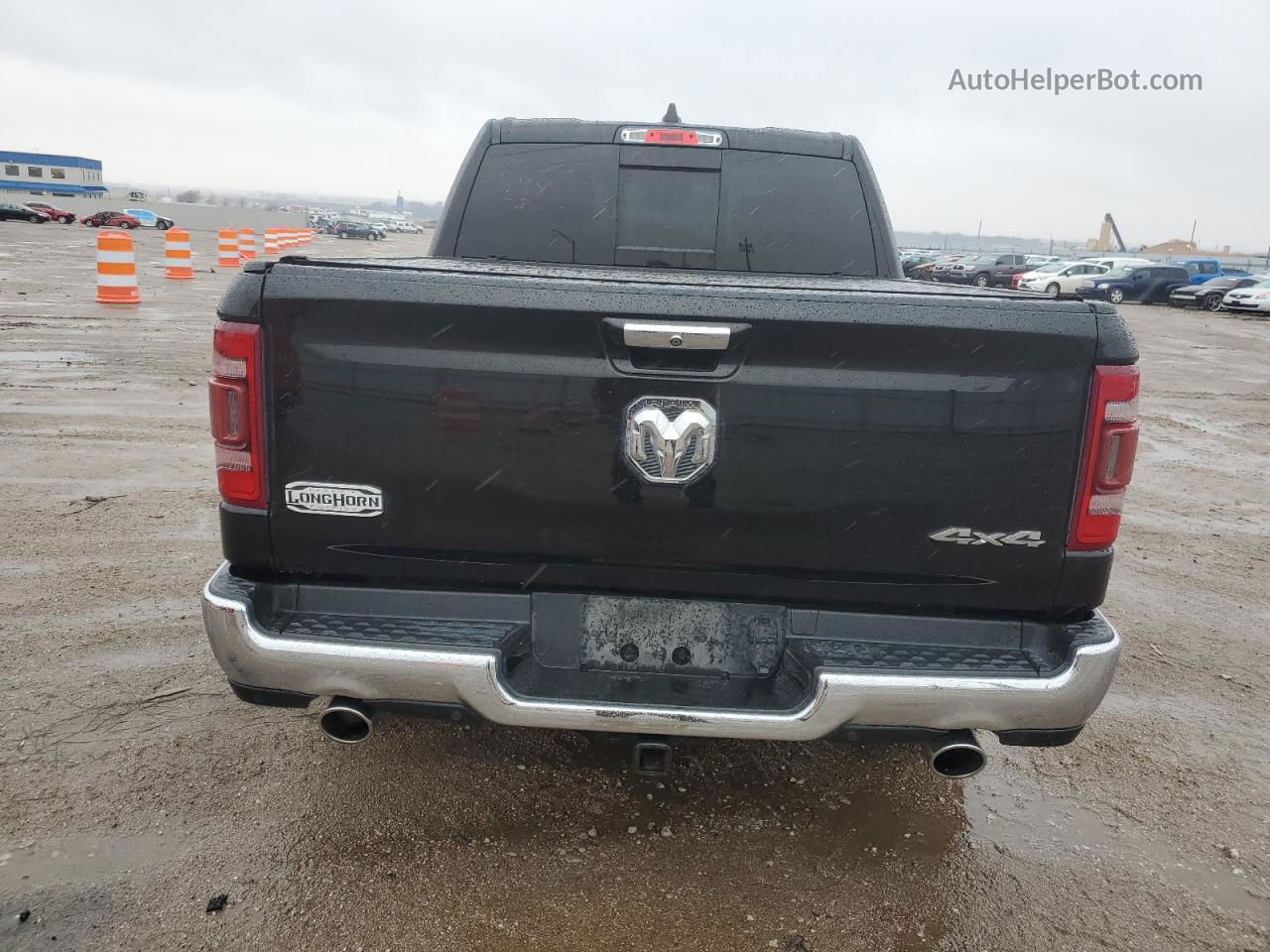 2019 Ram 1500 Longhorn Black vin: 1C6SRFKT9KN506447