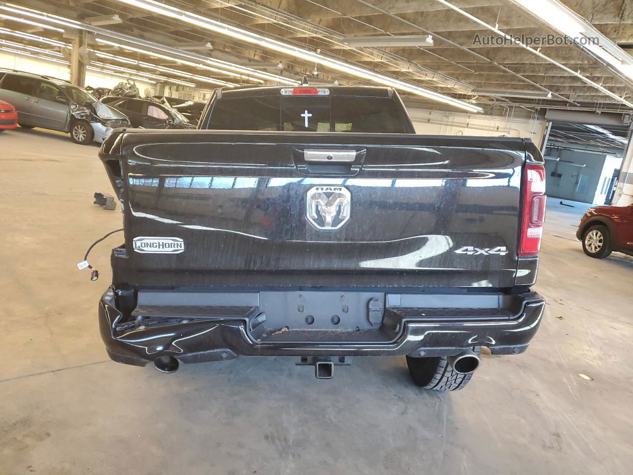 2019 Ram 1500 Longhorn Black vin: 1C6SRFKTXKN815330