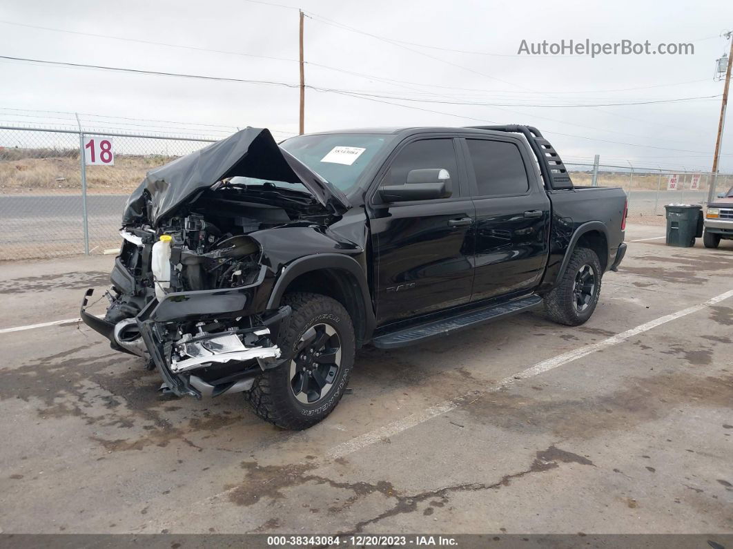 2022 Ram 1500 Rebel  4x4 5'7 Box Black vin: 1C6SRFLM2NN261812