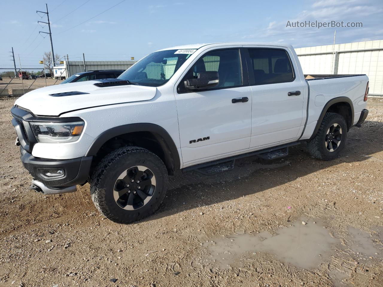 2022 Ram 1500 Rebel Белый vin: 1C6SRFLM4NN221246