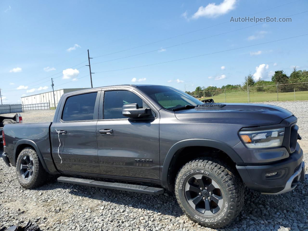 2019 Ram 1500 Rebel Gray vin: 1C6SRFLT0KN797922