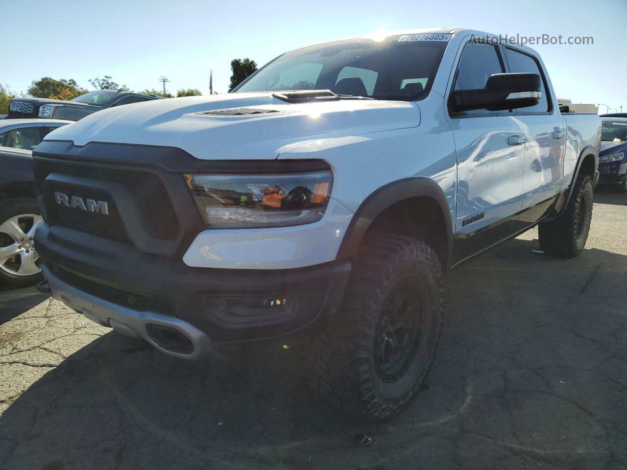 2020 Ram 1500 Rebel White vin: 1C6SRFLT0LN138031