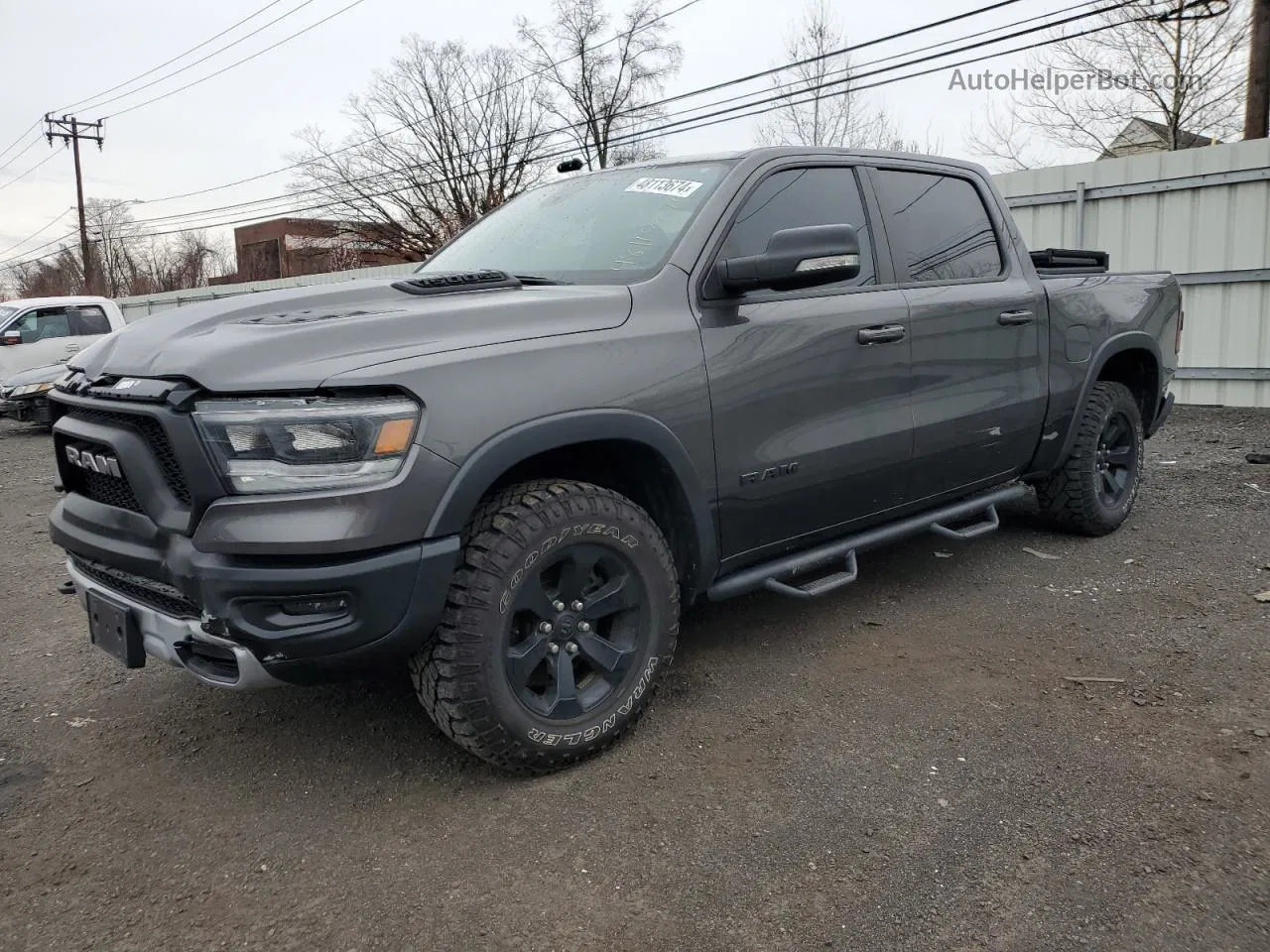 2019 Ram 1500 Rebel Gray vin: 1C6SRFLT1KN540686