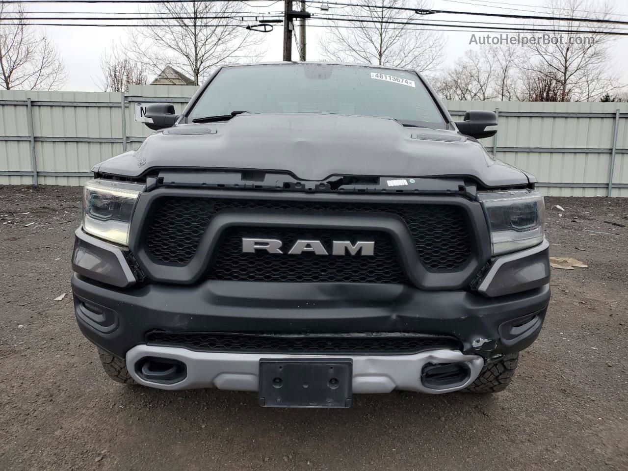 2019 Ram 1500 Rebel Gray vin: 1C6SRFLT1KN540686