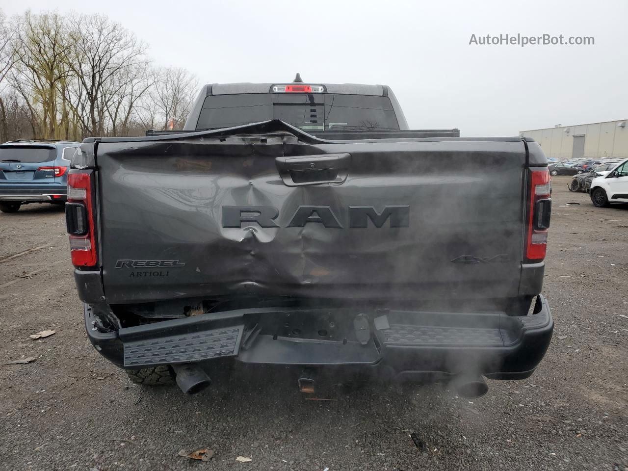 2019 Ram 1500 Rebel Gray vin: 1C6SRFLT1KN540686