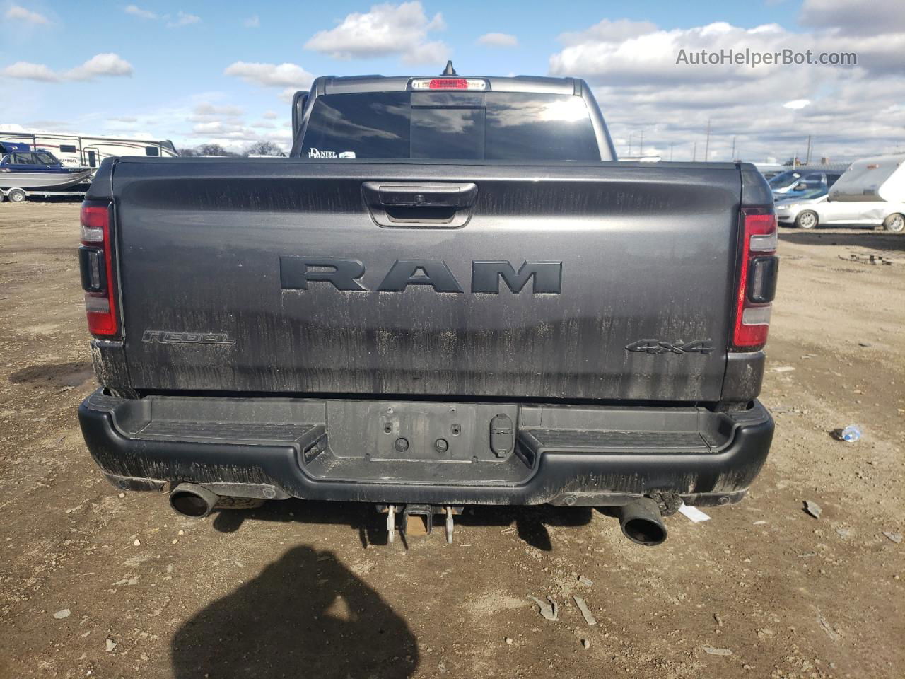 2019 Ram 1500 Rebel Серый vin: 1C6SRFLT1KN663906