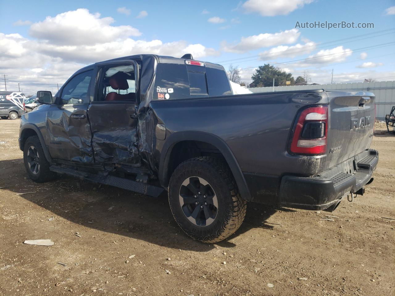 2019 Ram 1500 Rebel Gray vin: 1C6SRFLT1KN663906