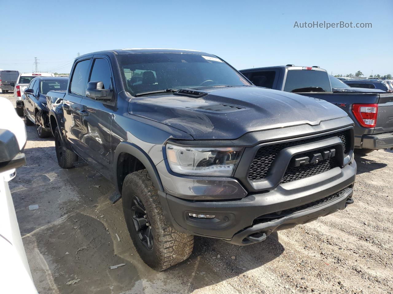 2022 Ram 1500 Rebel Серый vin: 1C6SRFLT1NN307041