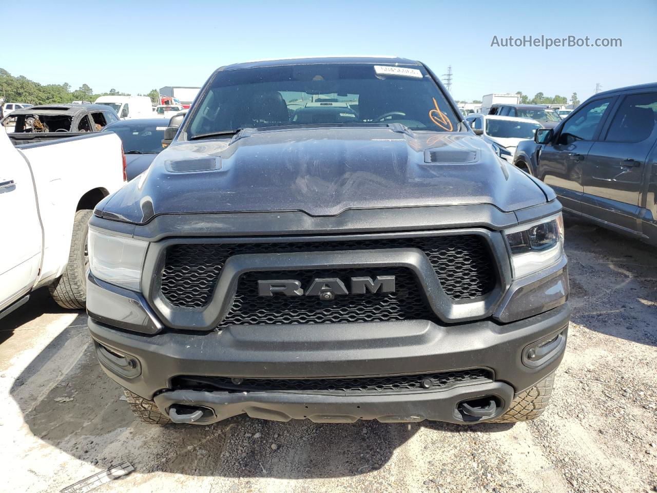 2022 Ram 1500 Rebel Серый vin: 1C6SRFLT1NN307041