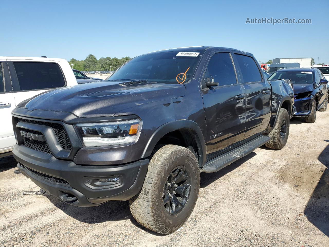 2022 Ram 1500 Rebel Gray vin: 1C6SRFLT1NN307041