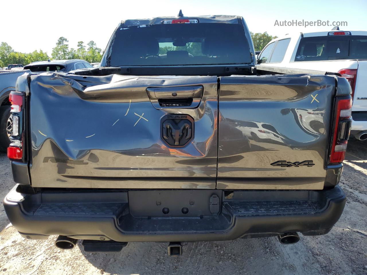 2022 Ram 1500 Rebel Gray vin: 1C6SRFLT1NN307041