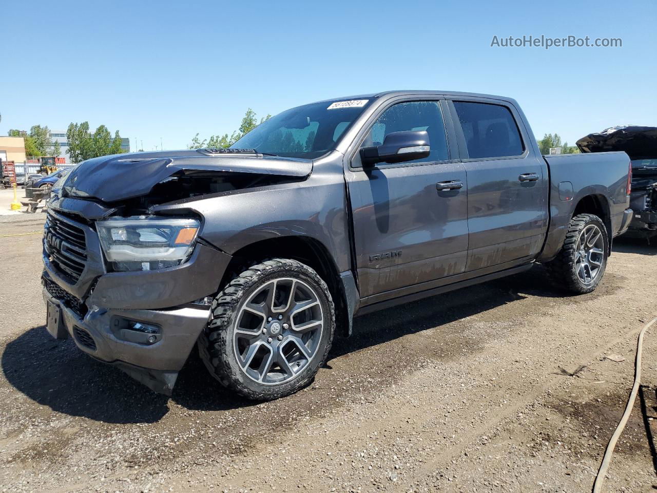 2019 Ram 1500 Rebel Gray vin: 1C6SRFLT2KN584664