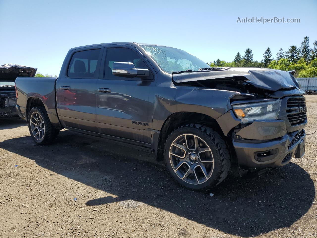 2019 Ram 1500 Rebel Gray vin: 1C6SRFLT2KN584664