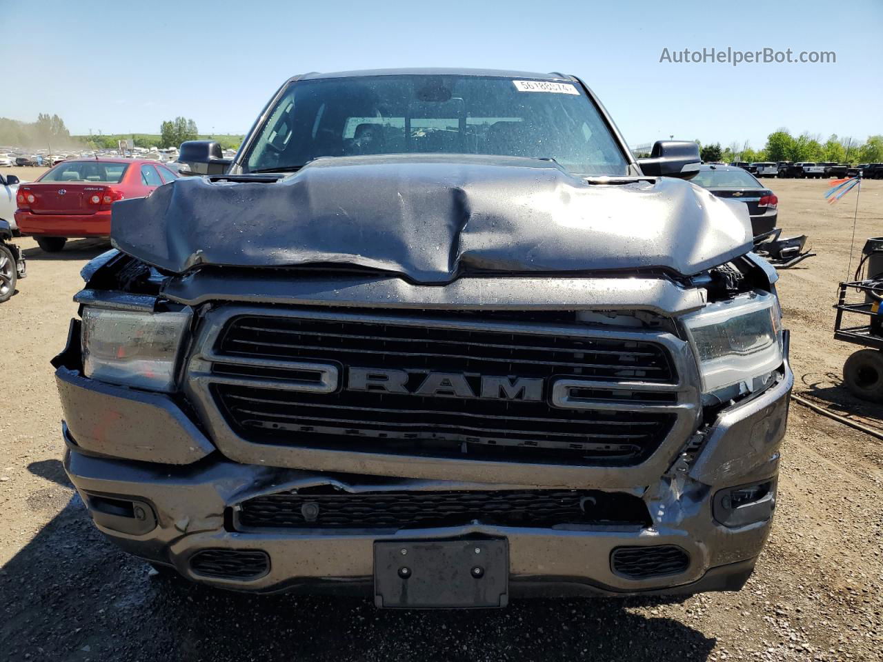 2019 Ram 1500 Rebel Gray vin: 1C6SRFLT2KN584664