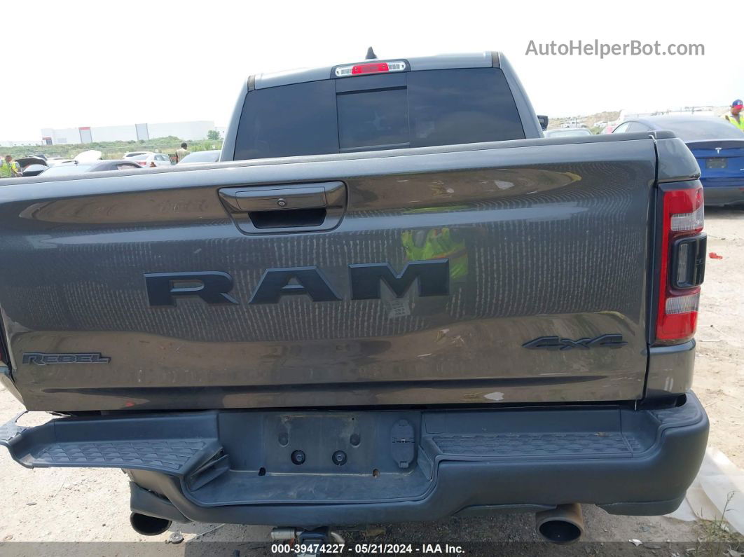 2019 Ram 1500 Rebel  4x4 5'7 Box Gray vin: 1C6SRFLT3KN541547