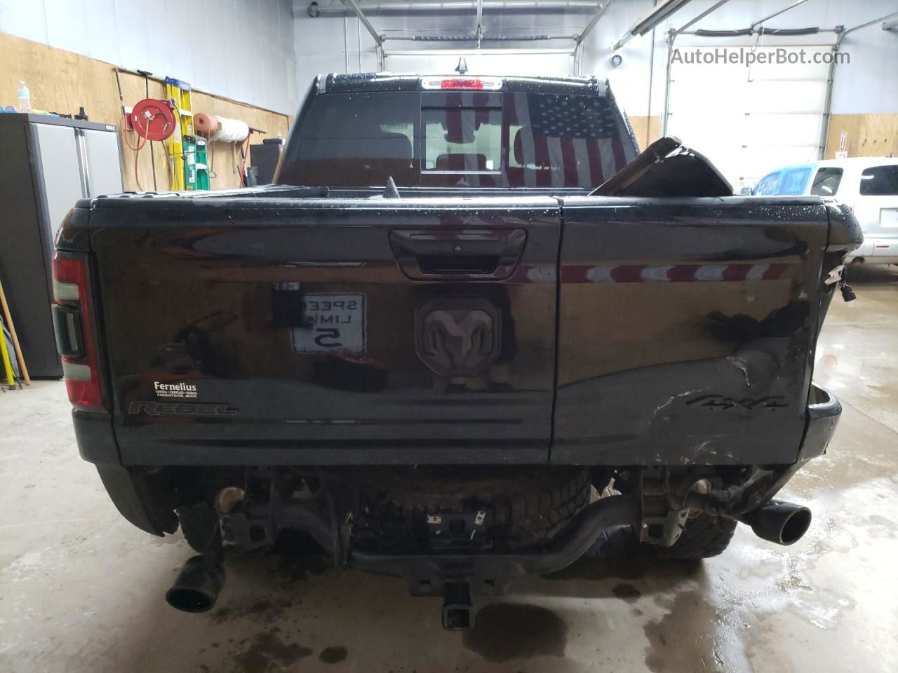 2020 Ram 1500 Rebel Black vin: 1C6SRFLT3LN155230