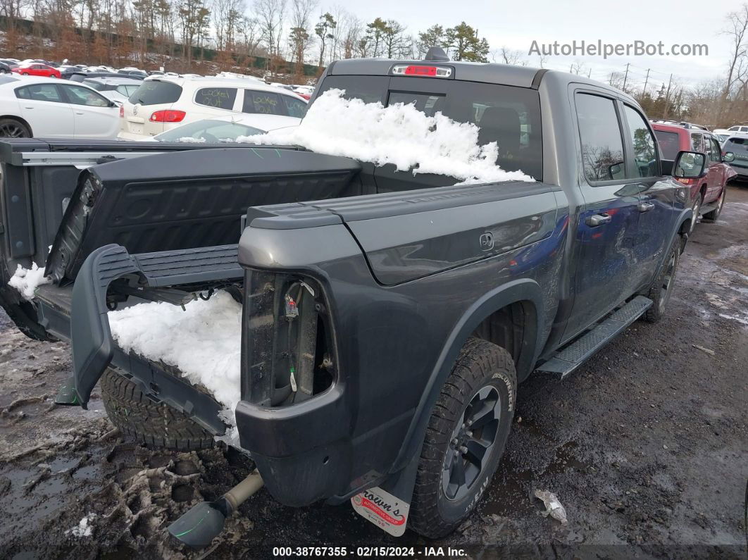 2020 Ram 1500 Rebel  4x4 5'7 Box Gray vin: 1C6SRFLT4LN286652