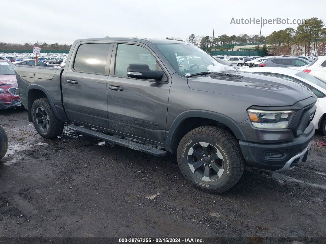 2020 Ram 1500 Rebel  4x4 5'7 Box Gray vin: 1C6SRFLT4LN286652