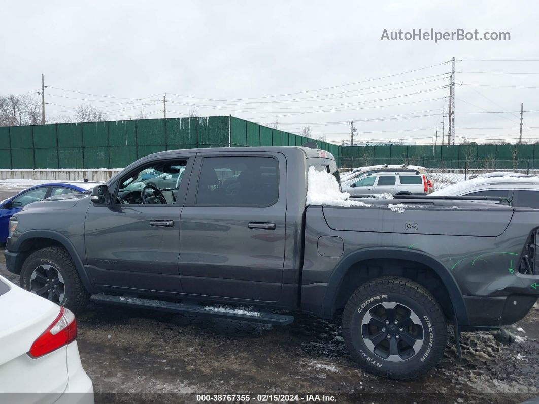 2020 Ram 1500 Rebel  4x4 5'7 Box Gray vin: 1C6SRFLT4LN286652