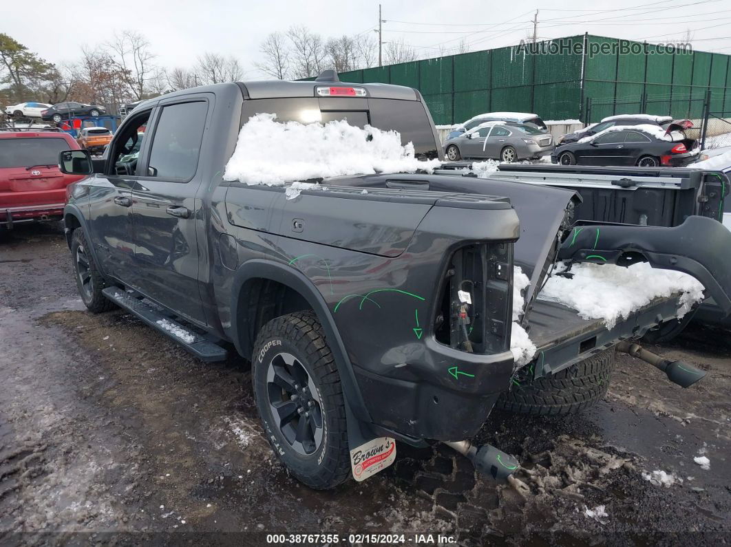 2020 Ram 1500 Rebel  4x4 5'7 Box Gray vin: 1C6SRFLT4LN286652