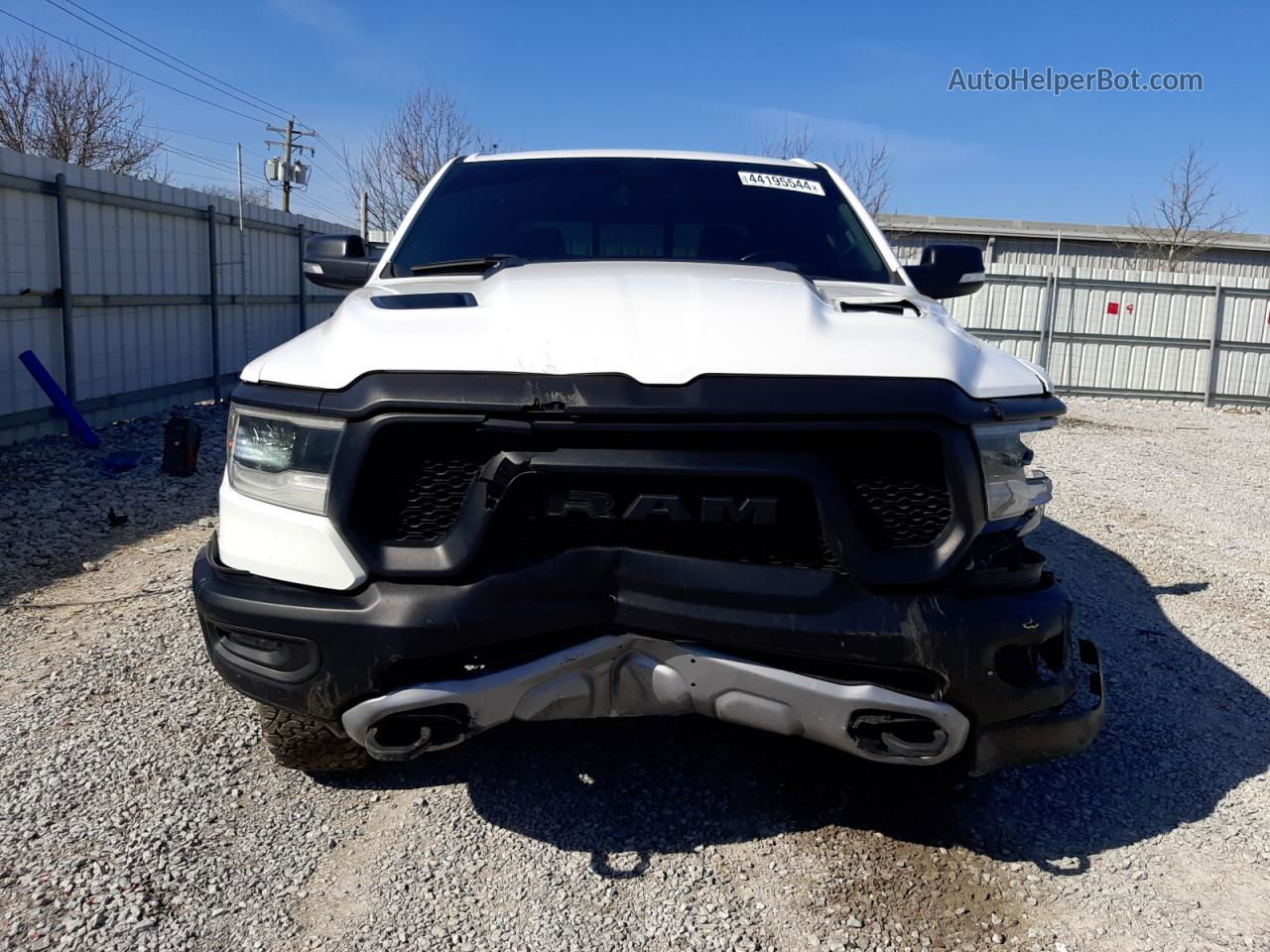 2019 Ram 1500 Rebel White vin: 1C6SRFLT5KN577062