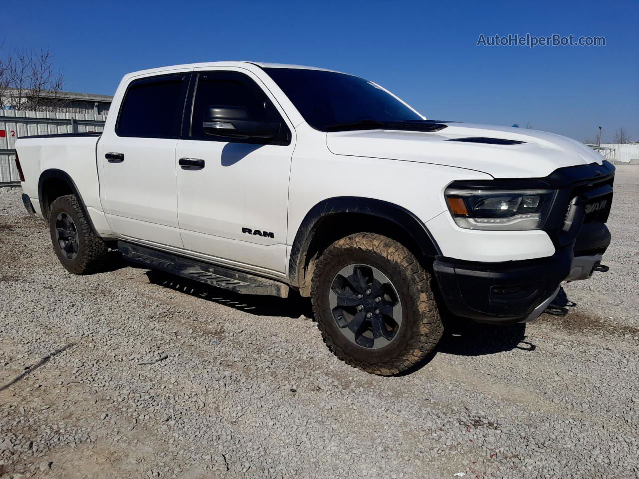 2019 Ram 1500 Rebel White vin: 1C6SRFLT5KN577062