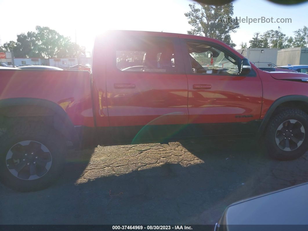 2019 Ram 1500 Rebel  4x4 5'7" Box Red vin: 1C6SRFLT5KN737361