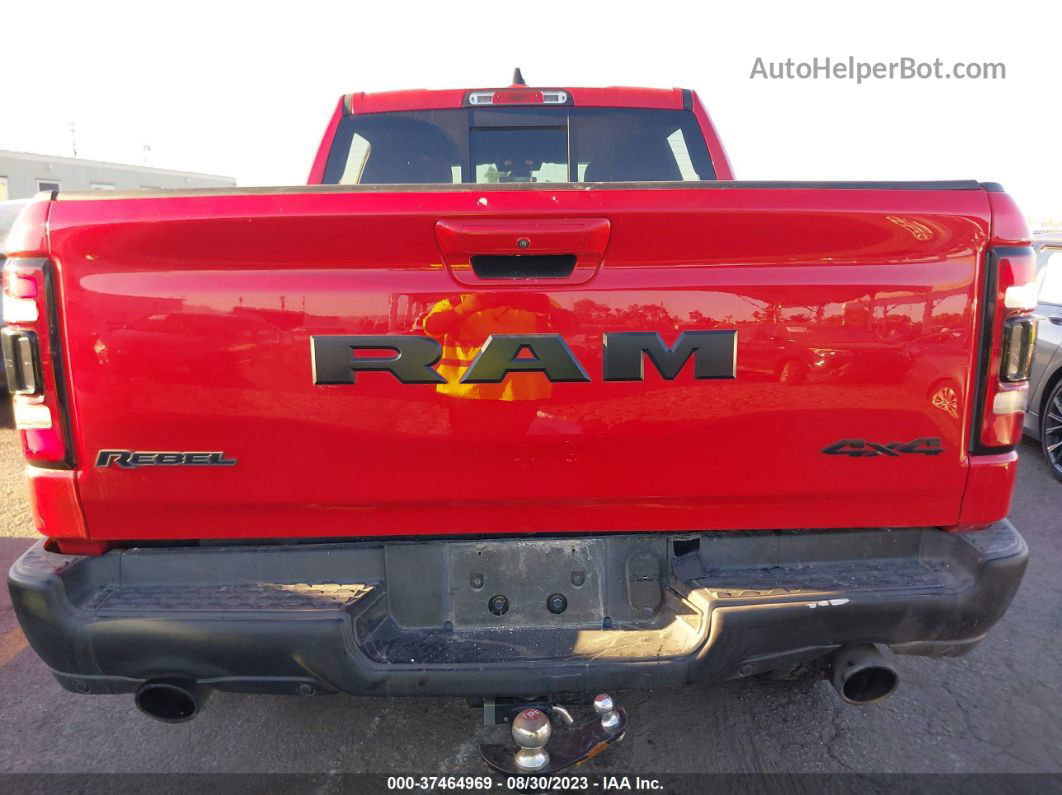 2019 Ram 1500 Rebel  4x4 5'7" Box Red vin: 1C6SRFLT5KN737361