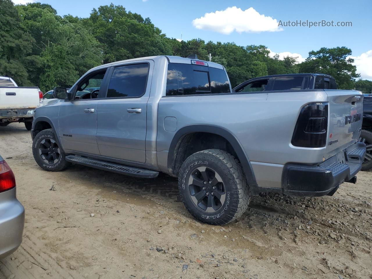 2019 Ram 1500 Rebel Серый vin: 1C6SRFLT5KN857970