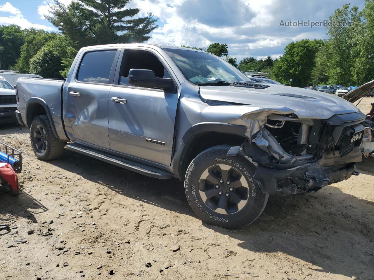 2019 Ram 1500 Rebel Gray vin: 1C6SRFLT5KN857970