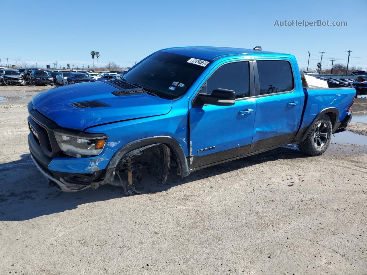 2022 Ram 1500 Rebel Blue vin: 1C6SRFLT5NN206195