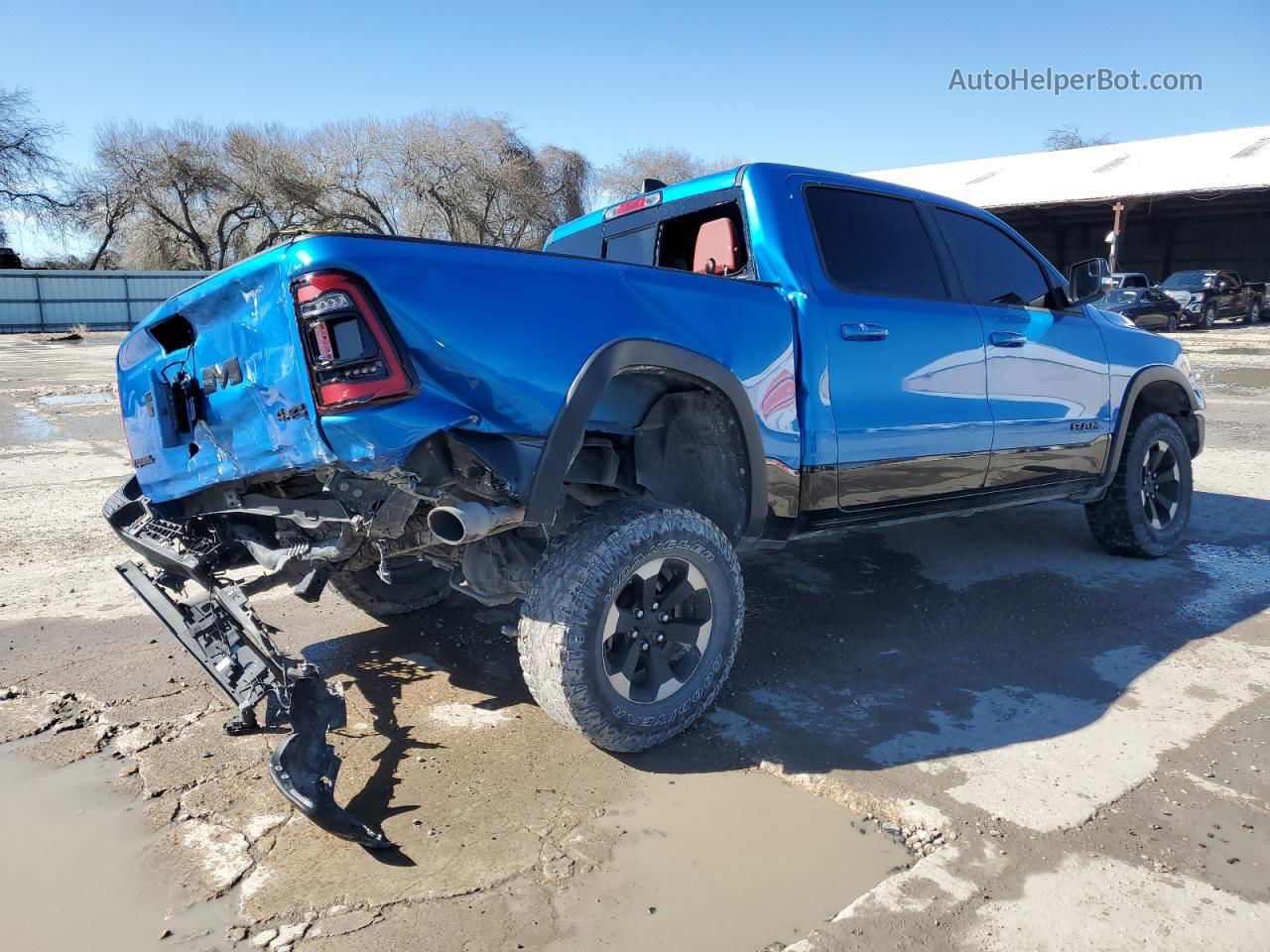 2022 Ram 1500 Rebel Blue vin: 1C6SRFLT5NN206195