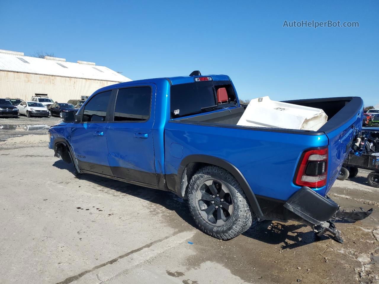 2022 Ram 1500 Rebel Синий vin: 1C6SRFLT5NN206195