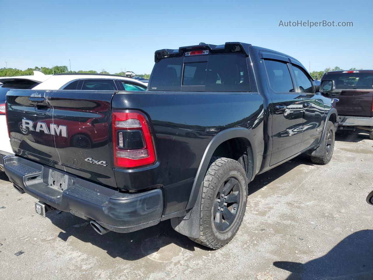 2020 Ram 1500 Rebel Black vin: 1C6SRFLT6LN404541