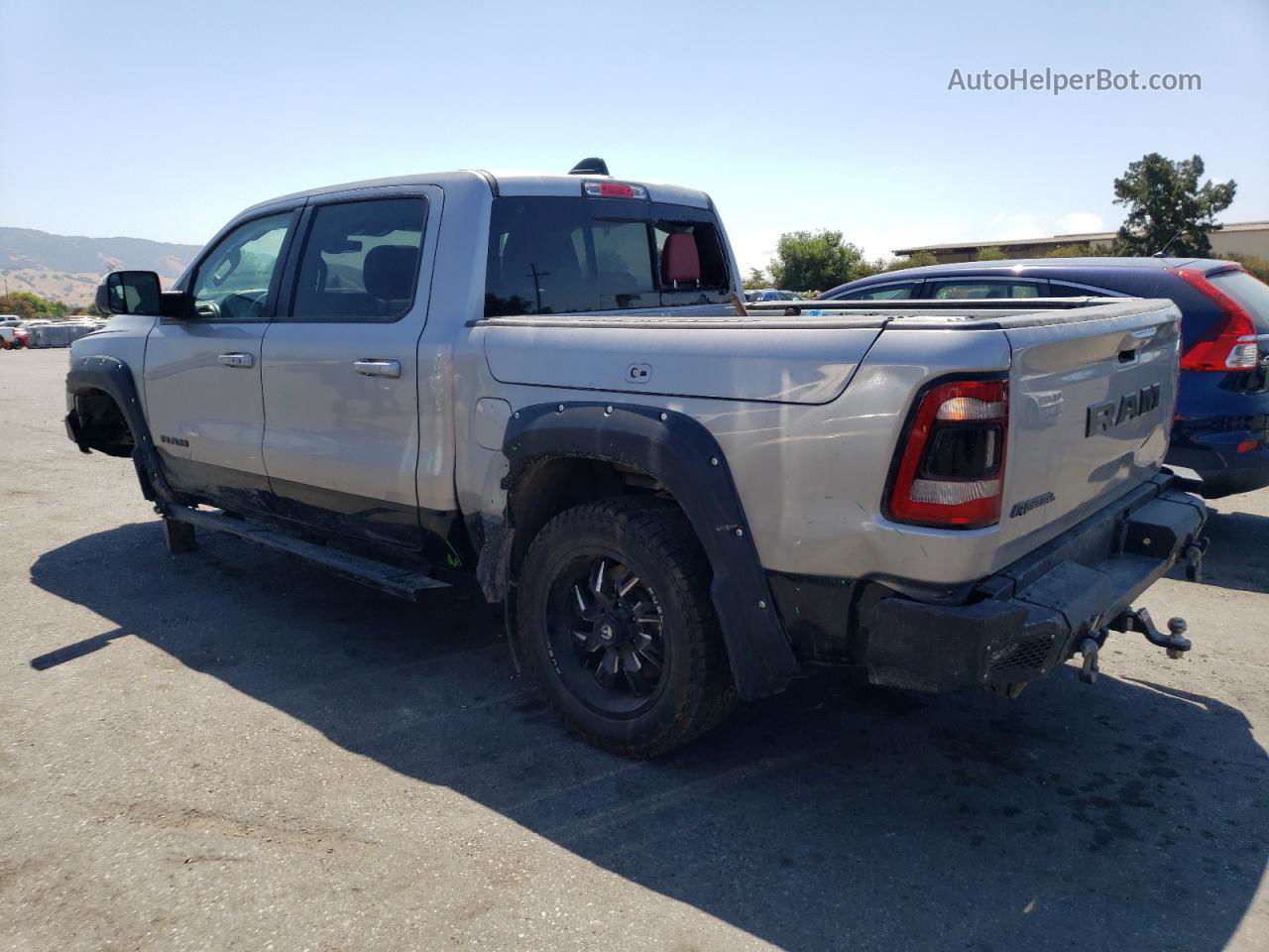 2019 Ram 1500 Rebel Silver vin: 1C6SRFLT8KN855243