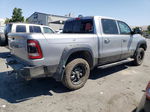 2019 Ram 1500 Rebel Silver vin: 1C6SRFLT8KN855243