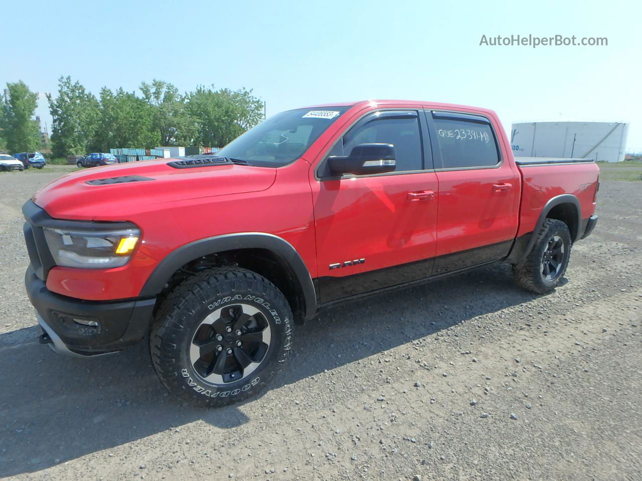 2022 Ram 1500 Rebel Red vin: 1C6SRFLT9NN292885