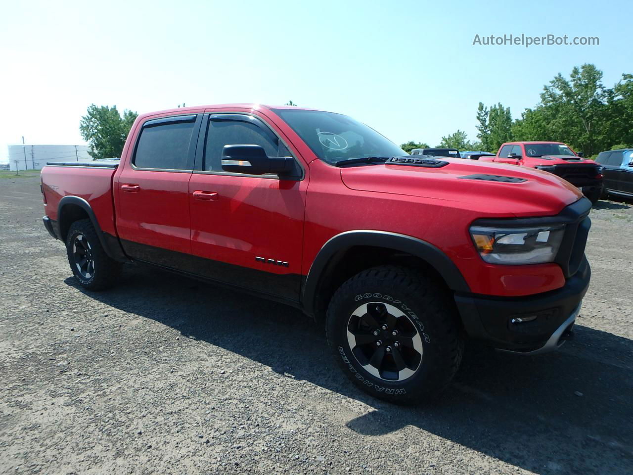 2022 Ram 1500 Rebel Красный vin: 1C6SRFLT9NN292885