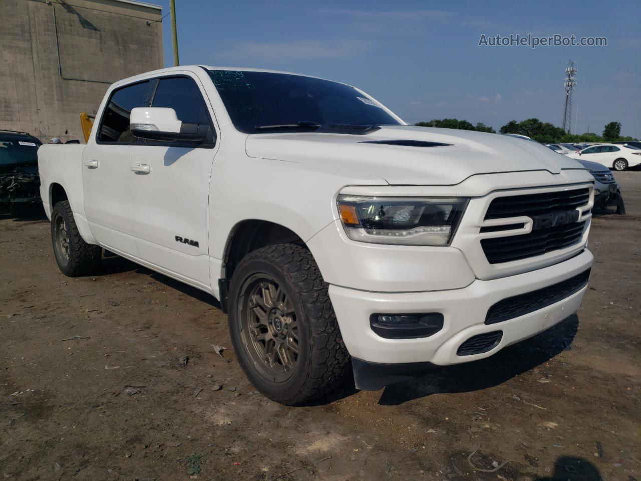 2019 Ram 1500 Rebel White vin: 1C6SRFLTXKN708583